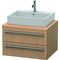 Duravit Konsolenunterschrank X-LARGE 440x700x548mm europäische eiche