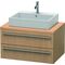 Duravit Konsolenunterschrank X-LARGE 440x800x548mm europäische eiche