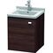 Duravit Waschtischunterbau BRIOSO 563x460x445mm Gri chr Ans li Kast. dkl