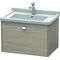 Duravit Waschtischunterbau BRIOSO Griff chrom 452x670x469mm pine silver