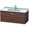Duravit Waschtischunterbau BRIOSO Gri chrom 452x1020x469mm nussbaum dunkel