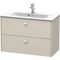 Duravit WT-Unterbau BRIOSO COMPACT Gri Frontfarbe 553x820x389mm lichtbl ma