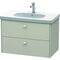 Duravit Waschtischunterbau BRIOSO Griffe Frontfarbe 563x820x469mm ta matt