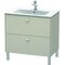 Duravit Waschtischunterbau BRIOSO Griffe Frontfarbe 683x820x479mm ta matt