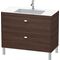 Duravit Waschtischunterbau BRIOSO 701x1000x480mm m WT Vero Air Gri chr 3 H