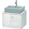 Duravit Konsolenunterschrank BRIOSO Griff chrom 442x620x480mm weiß matt