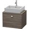 Duravit Konsolenunterschrank BRIOSO Griff chrom 442x620x480mm pine terra