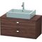 Duravit Konsolenunterschrank BRIOSO Griffe chr 442x920x480mm nussbaum dunkel