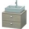 Duravit Konsolenunterschrank BRIOSO Griffe chrom 442x620x550mm pine silver