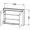Duravit Spiegelschrank BRIOSO m Be 760x1020x148mm 14 W basalt matt