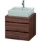 Duravit Konsolenunterschrank DURASTYLE 512x600x548mm nussbaum dunkel