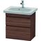 Duravit Waschtischunterbau DURASTYLE 368x580x610mm nussbaum dunkel