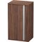 Duravit Halbhochschrank KETHO 360x500x880mm Ans links nussbaum dunkel