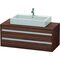 Duravit Waschtischunterbau KETHO 550x1200x496mm nussbaum dunkel