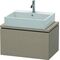 Duravit Konsolenunterschrank L-CUBE 400x720x477mm leinen