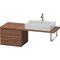 Duravit Konsolenunterschrank L-CUBE 400x520x477mm nussbaum dunkel