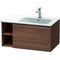 Duravit Waschtischunterbau L-CUBE 400x820x481mm Be rechts nussbaum natur