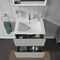 Duravit Waschtischunterbau L-CUBE 620x481x550mm betongrau matt