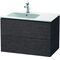 Duravit Waschtischunterbau L-CUBE 550x820x481mm Be li Ei dunkel gebürstet