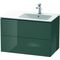 Duravit Waschtischunterbau L-CUBE 550x820x481mm Be re dolo grey hochglanz