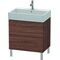 Duravit Waschtischunterbau L-CUBE 582x684x459mm nussbaum dunkel