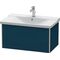 Duravit Waschtischunterbau XSQUARE 405x810x473mm nachtblau seidenmatt