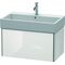 Duravit Waschtischunterbau XSQUARE 397x784x460mm weiß hochglanz