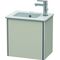 Duravit Waschtischunterbau XSQUARE 400x410x289mm Türansch links taupe matt