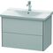 Duravit Waschtischunterbau XSQUARE 565x810x473mm nordic weiß seidenmatt
