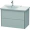Duravit Waschtischunterbau XSQUARE Be li 565x810x473mm Nord. we seidenmatt