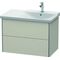 Duravit Waschtischunterbau XSQUARE Becken rechts 565x810x473mm taupe matt