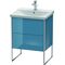 Duravit Waschtischunterbau XSQUARE 805x610x473mm stone blue hochglanz