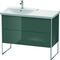 Duravit Waschtischunterbau XSQUARE Be li 805x1010x473mm dolo grey hochglanz