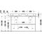 Duravit Doppelwaschtisch DURASQUARE o ÜL m HLB geschli 1200x470mm 1 HL we WG