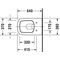 Duravit Wand-WC DURASTYLE tief, 370x540mm weiß