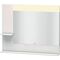 Duravit Spiegel VERO 142x1000x800mm Be weiß hochglanz