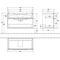 V&B Waschtischunterschrank SUBWAY 2.0 987x590x449mm Glossy white