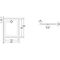 V&B Duschwanne O.NOVO R-eck mit Antirutsch 1000x800x60mm we