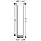 Verlängerungsrohr AXOR Decke, 230mm chrom