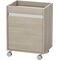 Duravit Rollcontainer KETHO 360x500x670mm Anschlag links pine silver