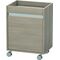 Duravit Rollcontainer KETHO 360x500x670mm Ans rechts pine silver