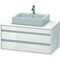 Duravit Waschtischunterbau KETHO 550x1000x496mm weiß hochglanz