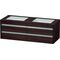 Duravit Waschtischunterbau KETHO 550x1400x496mm kastanie dunkel