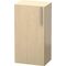 Duravit Halbhochschrank VERO 360x500x960mm Ans links eiche gebürstet
