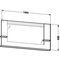Duravit Spiegel VERO 142x1600x800mm, Beleuchtung graphit matt