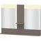 Duravit Spiegel VERO 142x1100x800mm Be fla grey seidenmatt