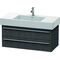 Duravit Waschtischunterbau X-LARGE 468x1000x448mm eiche dunkel gebürstet