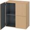 Duravit Halbhochschrank L-CUBE 700x363x800mm eiche gebürstet