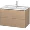 Duravit Waschtischunterbau L-CUBE 820x481x550mm eiche gebürstet
