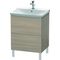 Duravit Waschtischunterbau L-CUBE 620x481x709mm pine silver
